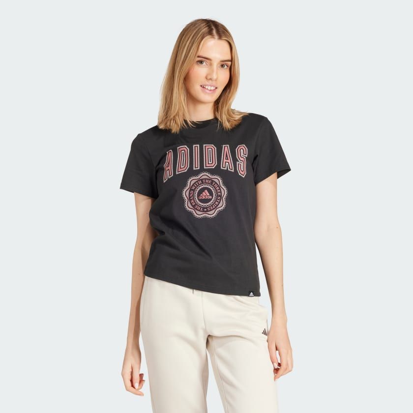 Áo Phông - Áo thun Thể Thao Nữ ADIDAS W Collegiate T IW2748
