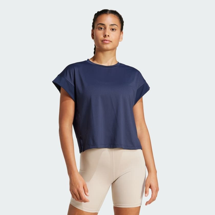 Áo Phông - Áo thun Tập Luyện Nữ ADIDAS Studio T-Shirt IX0462