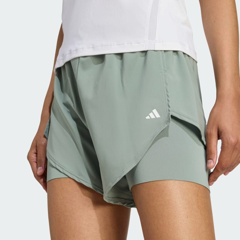 Quần Đùi Tập Luyện Nữ ADIDAS Wtr D4T 2In1Sh JC9803