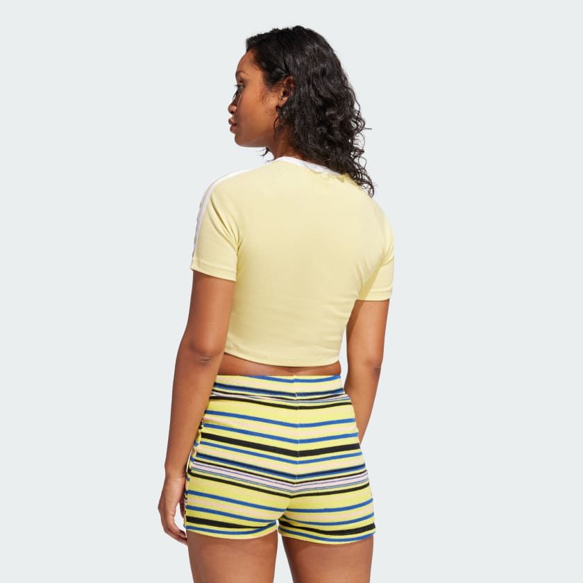 Áo Phông - Áo thun Originals Nữ ADIDAS 3 S Baby Tee JD0307