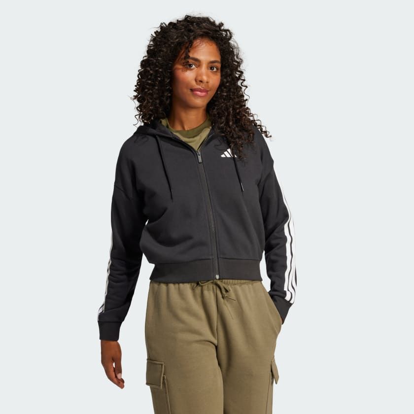 Áo Khoác Thể Thao Nữ ADIDAS W 3S Ft Fz Hd JE0052