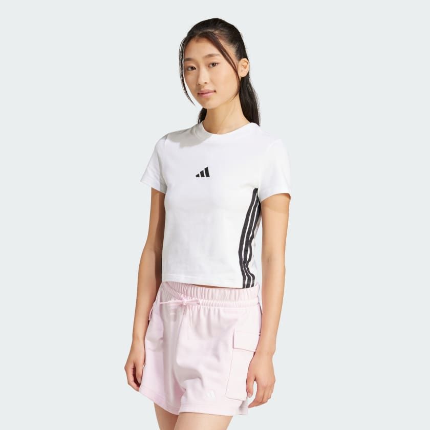 Áo Phông - Áo thun Thể Thao Nữ ADIDAS W 3S Sj Baby T JE1239