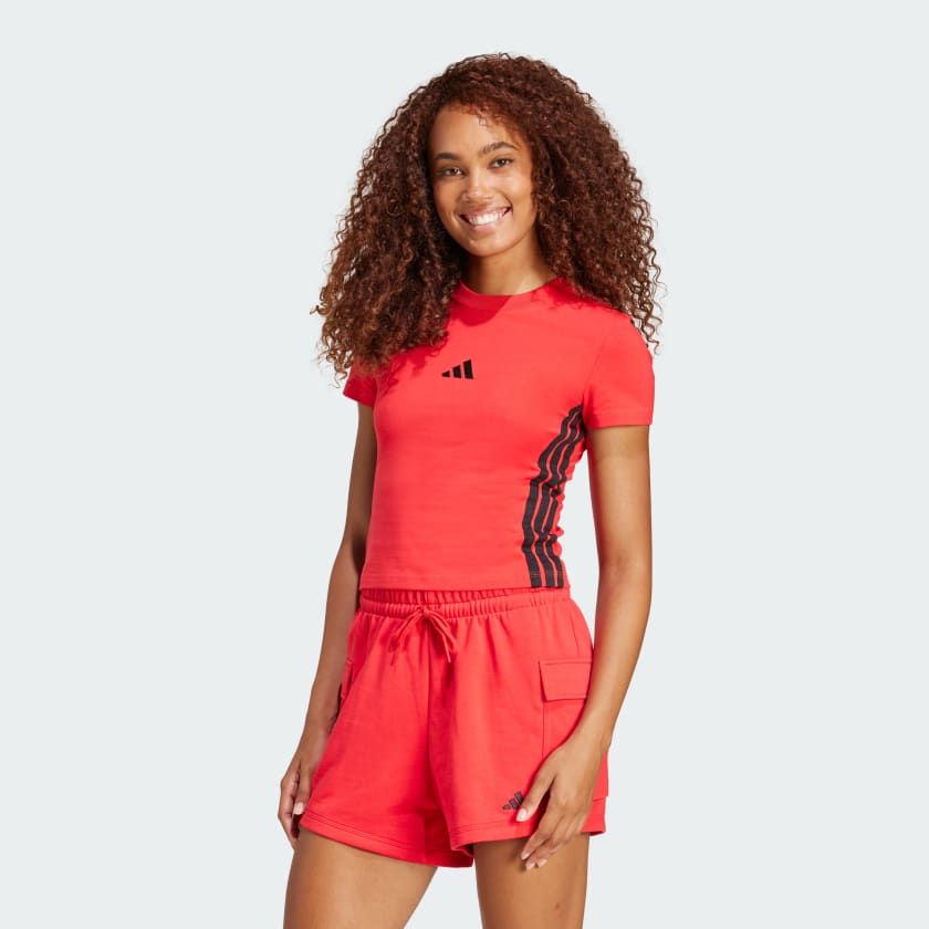 Áo Phông - Áo thun Thể Thao Nữ ADIDAS W 3S Sj Baby T JE1242