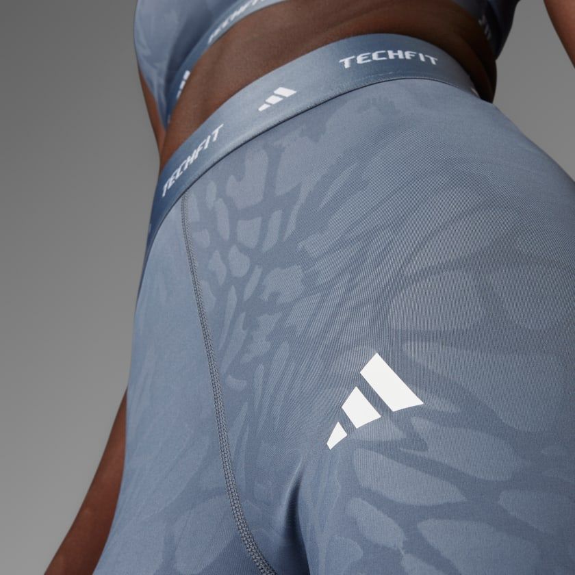 Quần Bó Tập Luyện Nữ ADIDAS Tf Print 7/8 L JE3645