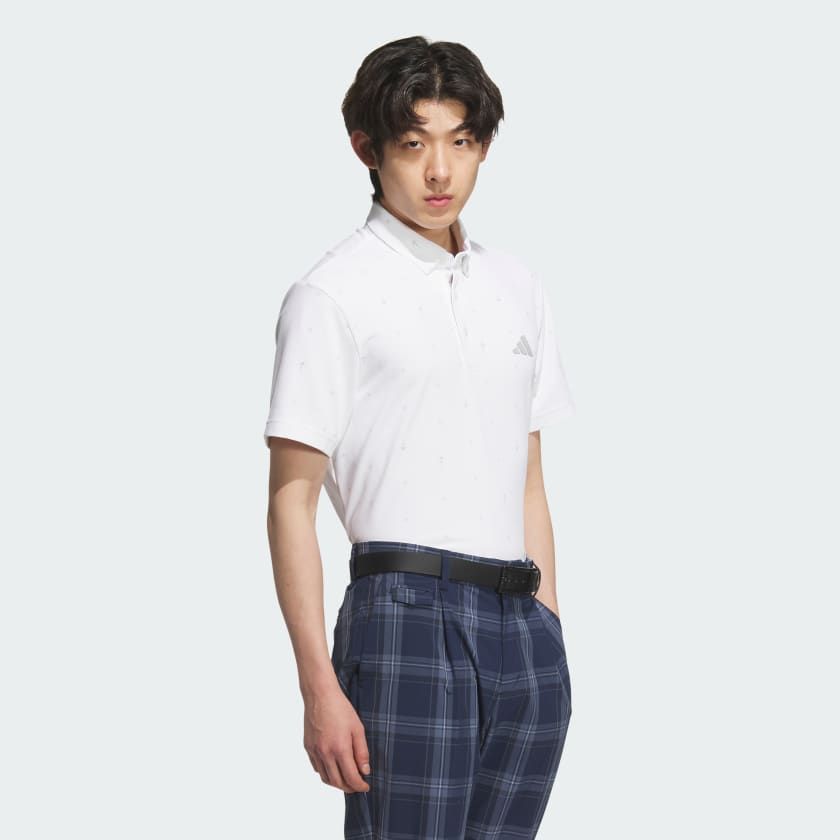 Áo Polo Golf Nam ADIDAS Playgreen Monogram Polo JE7146