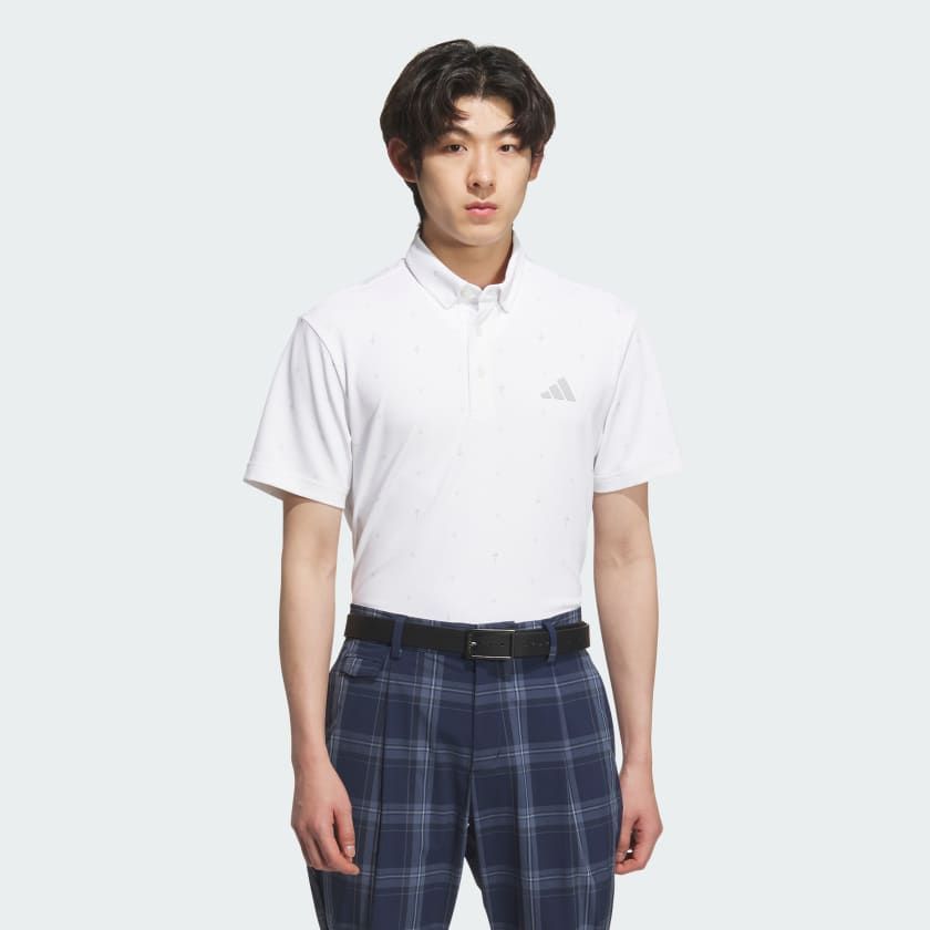 Áo Polo Golf Nam ADIDAS Playgreen Monogram Polo JE7146
