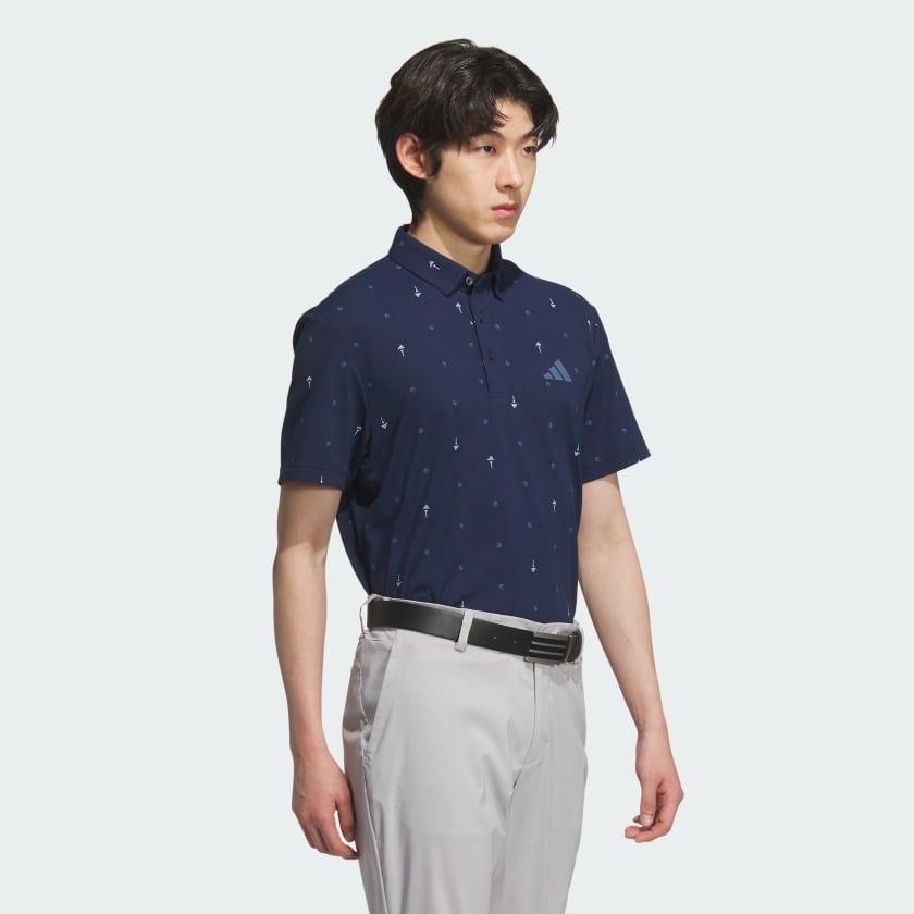Áo Polo Golf Nam ADIDAS Playgreen Monogram Polo JF6300