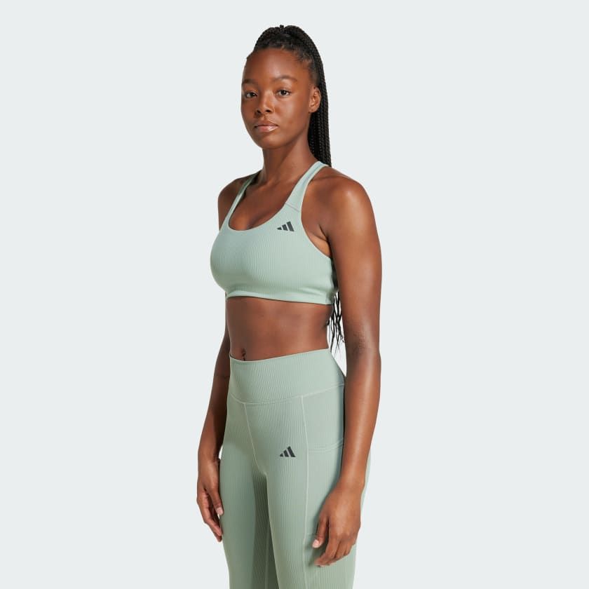 Áo Ngực Thể Thao Tập Luyện Nữ ADIDAS Pwi Rib Ms JI8046