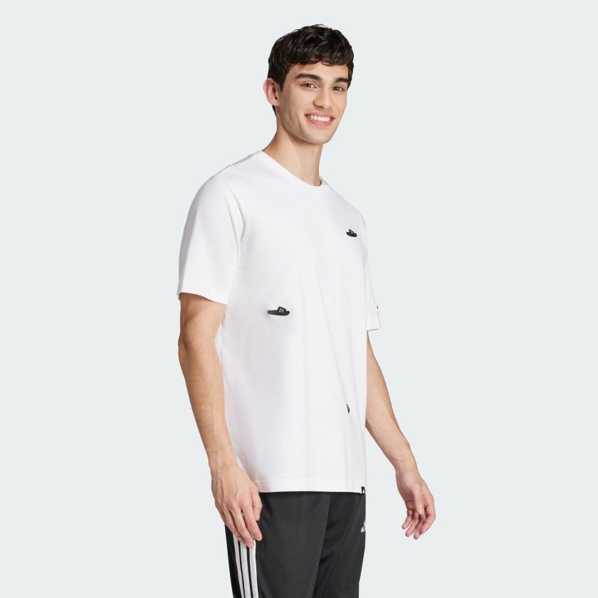 Áo Phông - Áo thun Thể Thao Nam ADIDAS M L Slides Tee JJ3999
