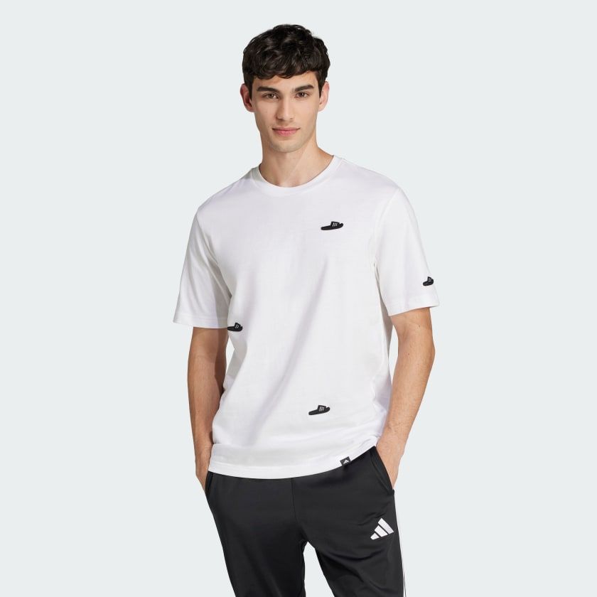 Áo Phông - Áo thun Thể Thao Nam ADIDAS M L Slides Tee JJ3999