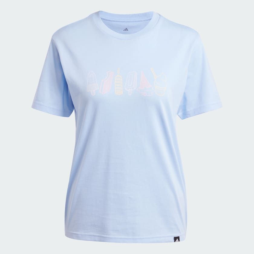 Áo Phông - Áo thun Thể Thao Nữ ADIDAS W L Food Tee JJ4102