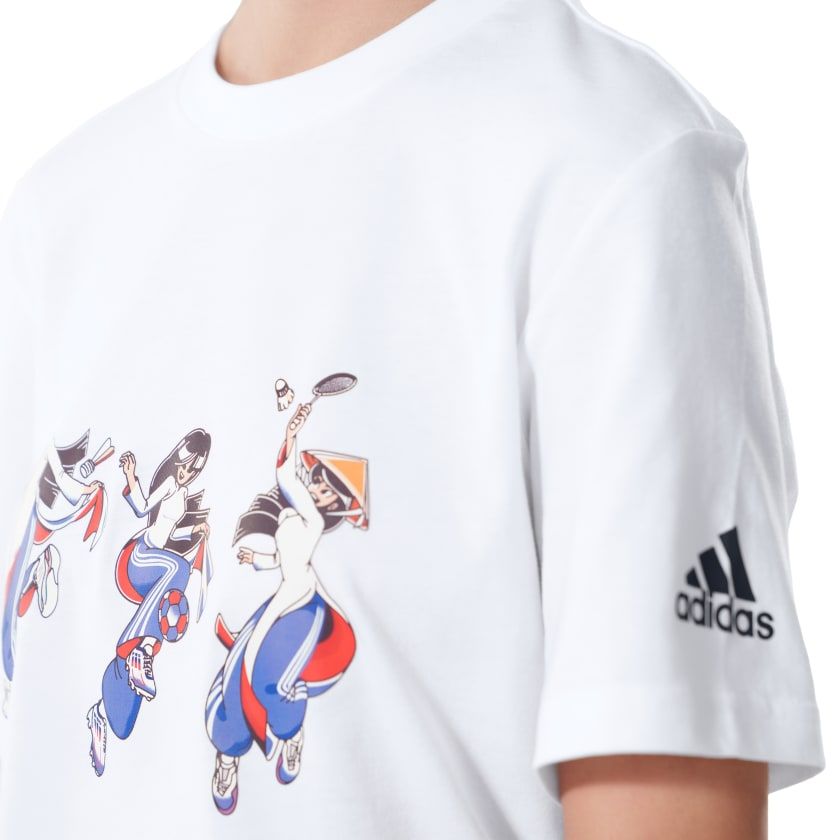 Áo Phông - Áo thun Tập Luyện Nam ADIDAS Vn Sporty Lady I JL3098