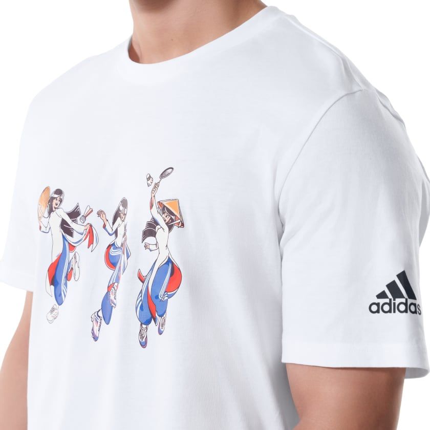 Áo Phông - Áo thun Tập Luyện Nam ADIDAS Vn Sporty Lady I JL3098