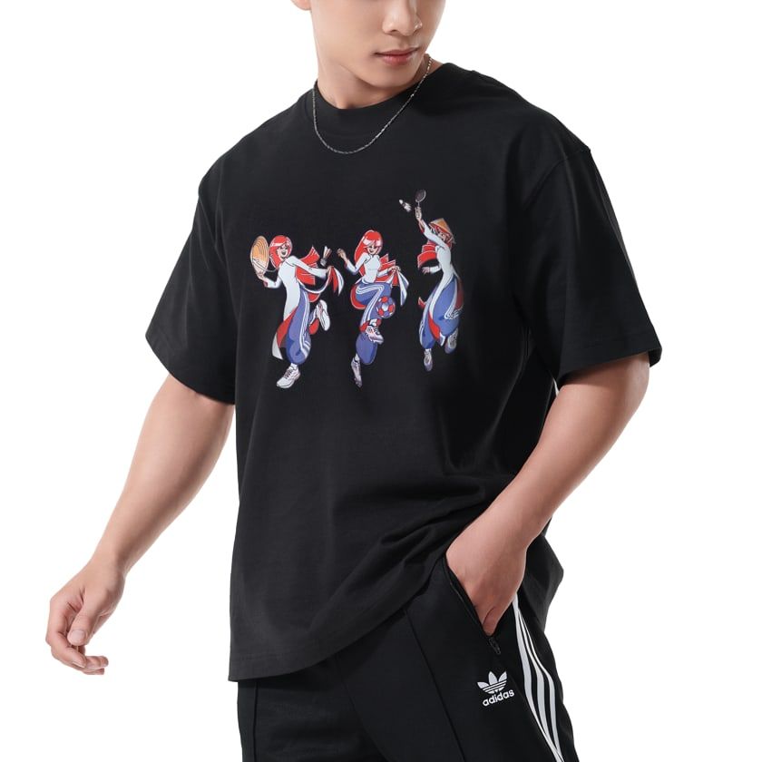 Áo Phông - Áo thun Tập Luyện Nam ADIDAS Vn Sporty Lady Ii JL3099