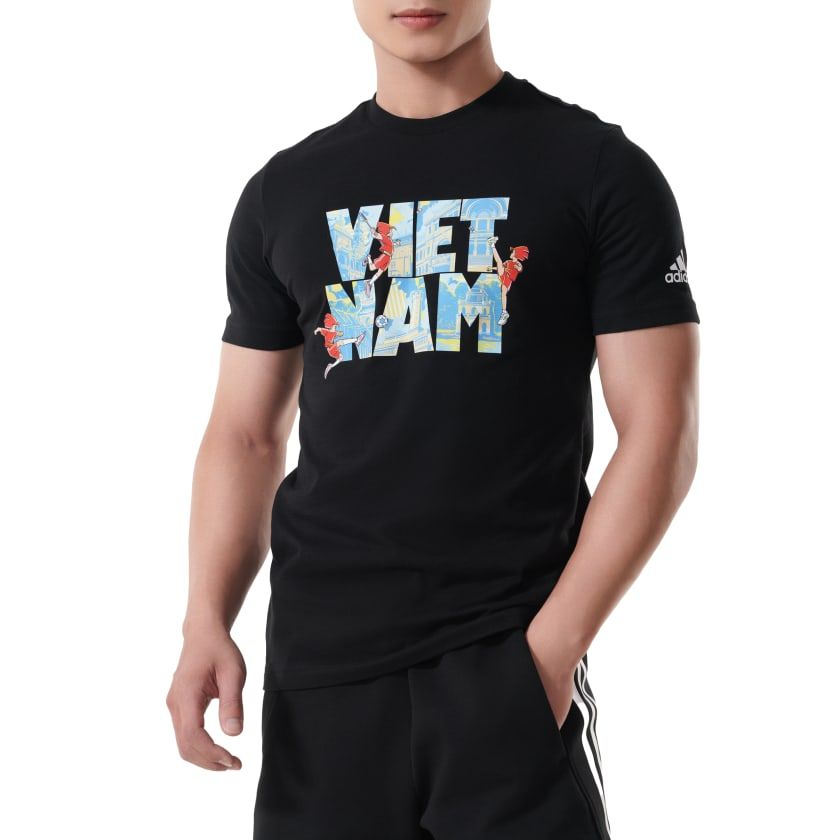Áo Phông - Áo thun Tập Luyện Nam ADIDAS Vn Landmarks Ii JL3101