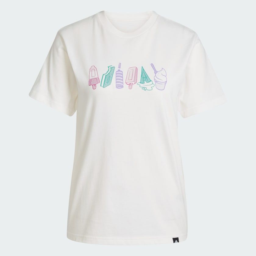 Áo Phông - Áo thun Thể Thao Nữ ADIDAS W L Food Tee JN8271