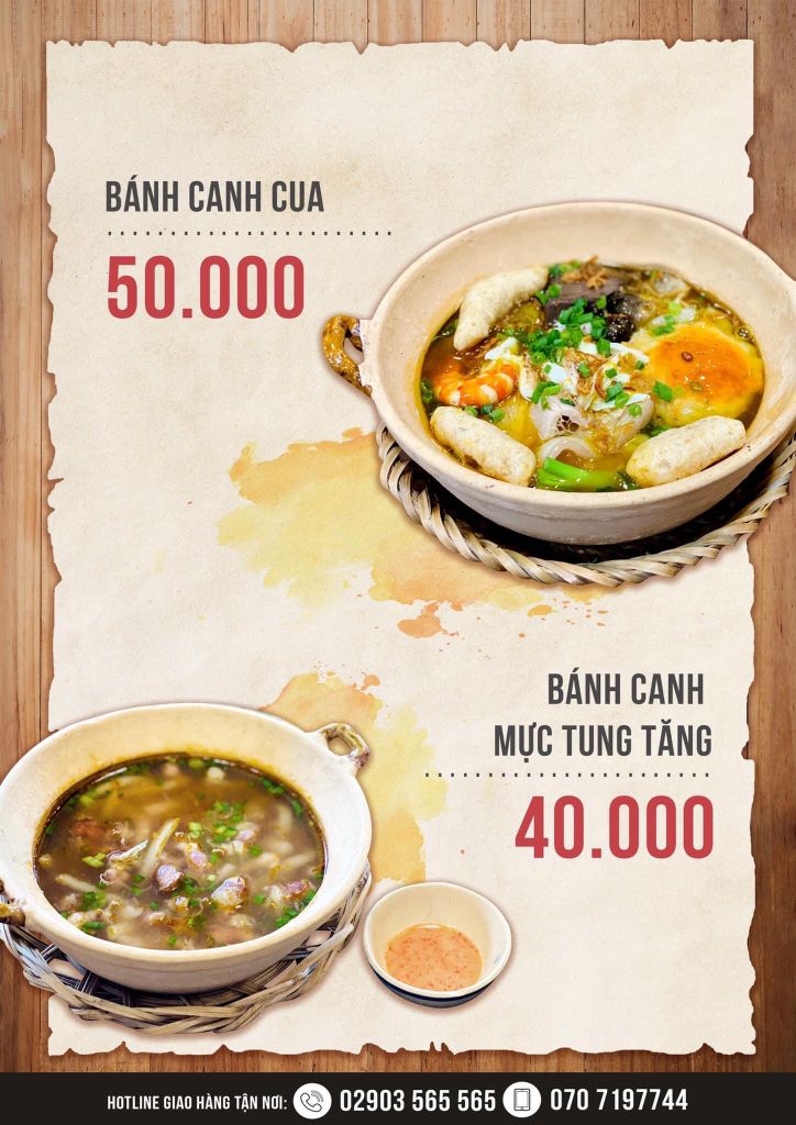 Bánh canh cua - Bánh canh Xưa