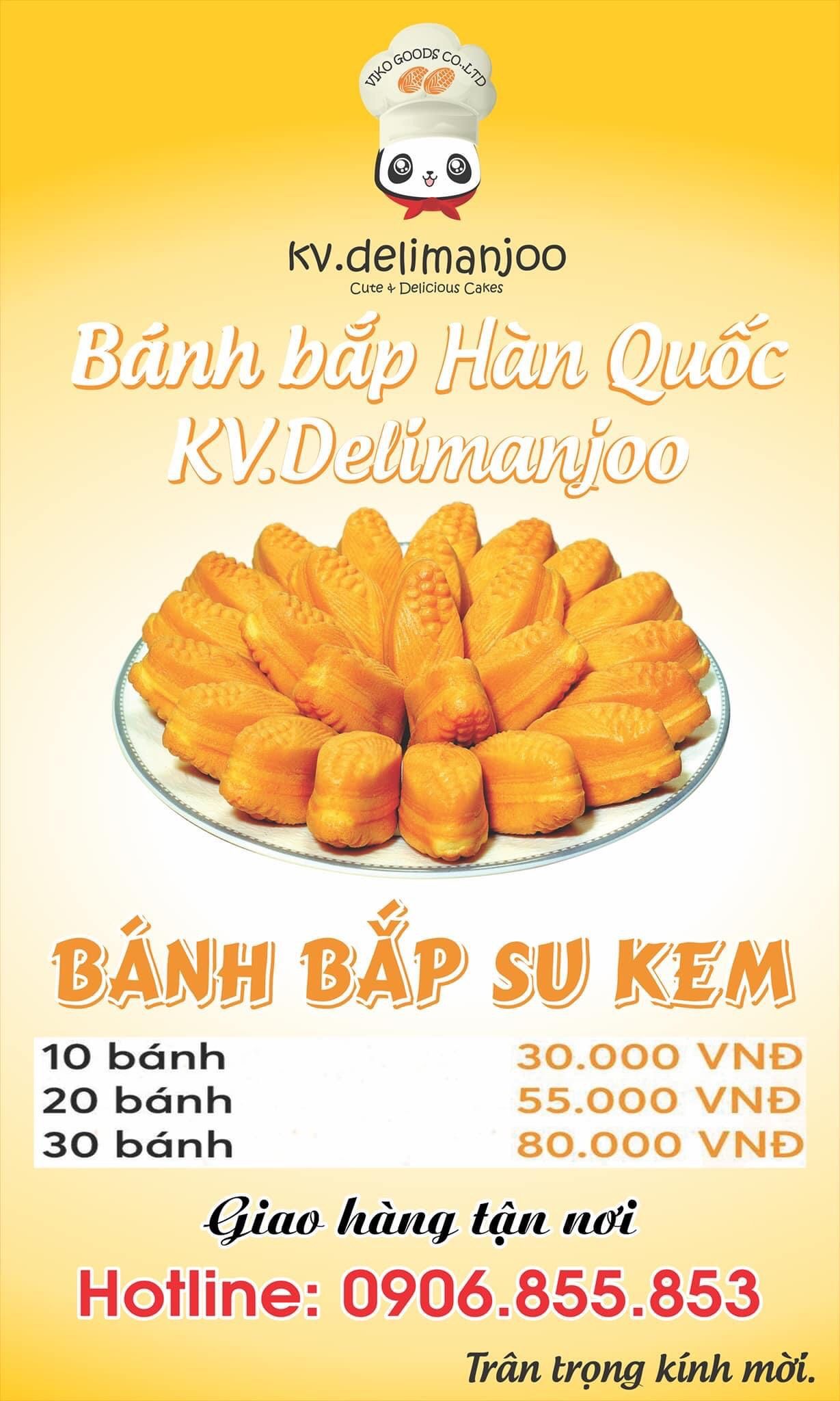 Bánh Bắp Su Kem - Violet