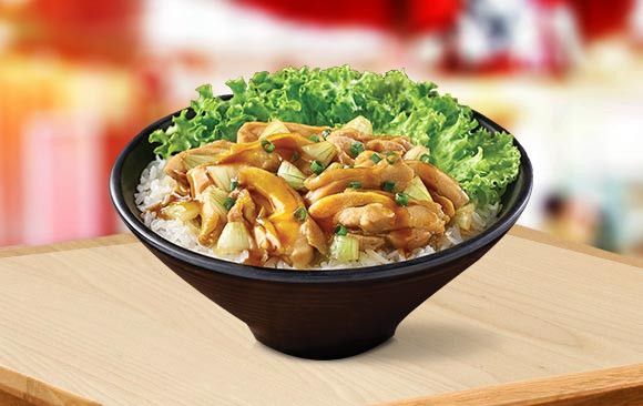 Cơm Gà xào sốt Nhật (1 phần)