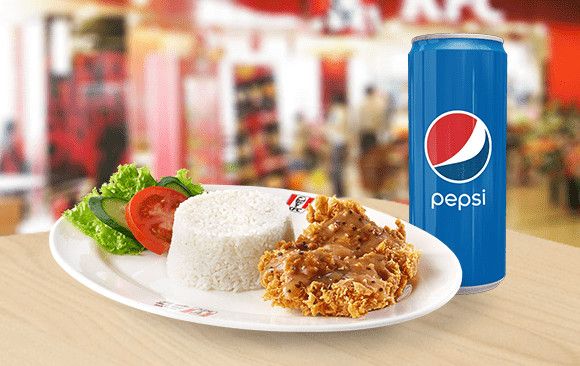 1 Cơm gà truyền thống + Pepsi/Milo (combo ăn trưa)