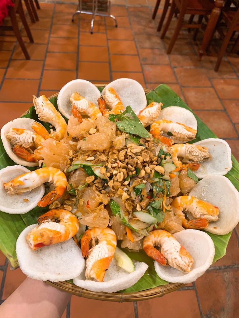 Gỏi Bưởi Tôm Sông - Quán 7 Thép