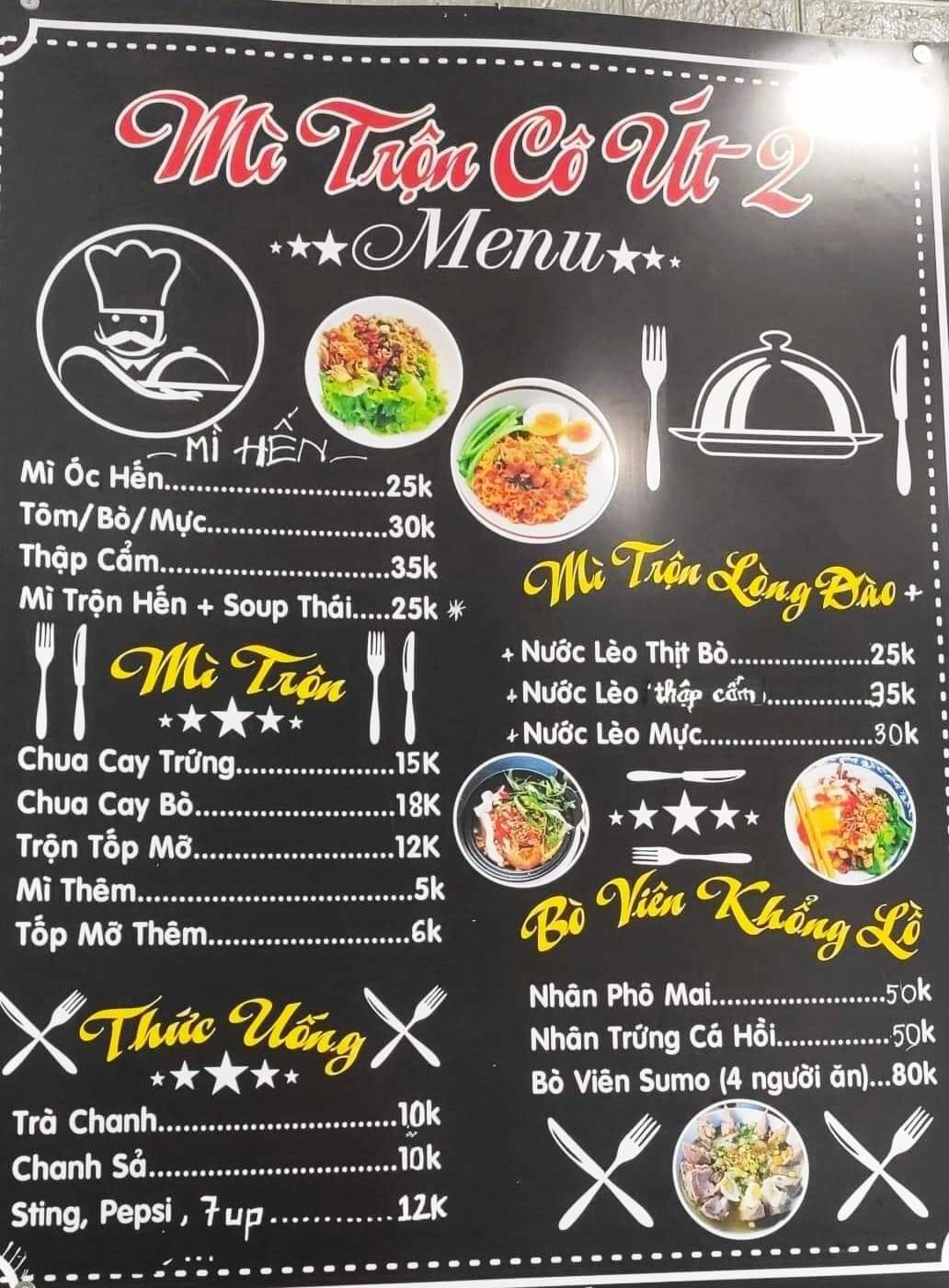 Mì trộn tóp mỡ - Mì trộn Cô Út