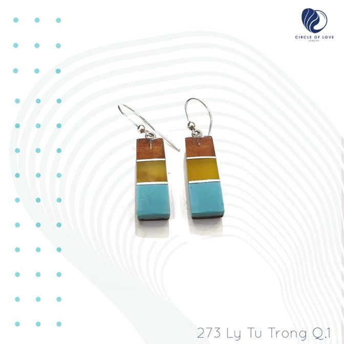 HOA TAI HỔ PHÁCH BA LAN PHỐI ĐÁ TURQUOISE 2