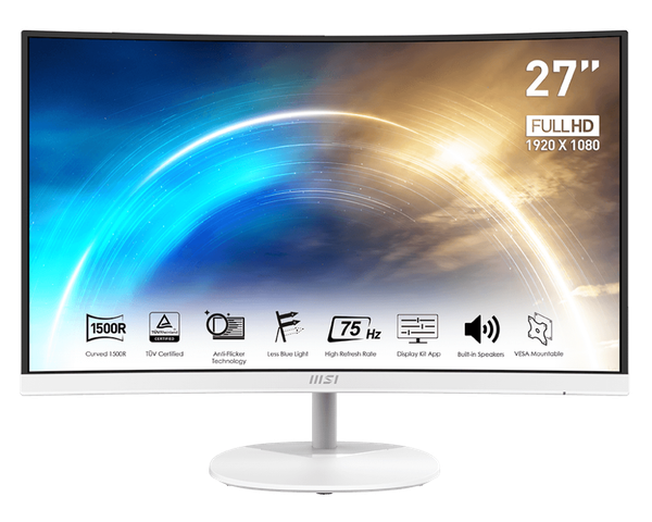 LCD 27 IN MSI PRO MP271CAW FHD 75HZ TRẮNG CONG  NEW