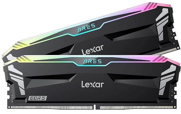 RAM DR5 32G BUSS 6000 LEXAR ARES RGB U-DDIM (2x16GB) (LD5BU016G-R6000GDLA) NEW