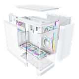 CASE MONTECH KING 95 PRO WHITE ARGB (CAKING95PROWHMT) ( KÈM 6 FAN ) NEW