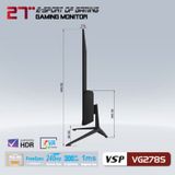 LCD 27 IN VSP VG278S PHẲNG ĐEN (300 nits/VA/HDMI 1.4x2 / DPx1 / Audio out/240Hz)  NEW