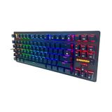 BÀN PHÍM CƠ CÓ DÂY GAMING NEWMEN GE87R BLUE SWICH LED RGB NEW