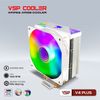 FAN TẢN NHIỆT KHÍ CPU VSP COOLER V4 PLUS BLACK / WHITE RGB NEW