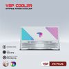 FAN TẢN NHIỆT KHÍ CPU VSP COOLER V4 PLUS BLACK / WHITE RGB NEW