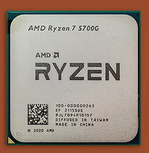 CPU AMD Ryzen 7 5700G box