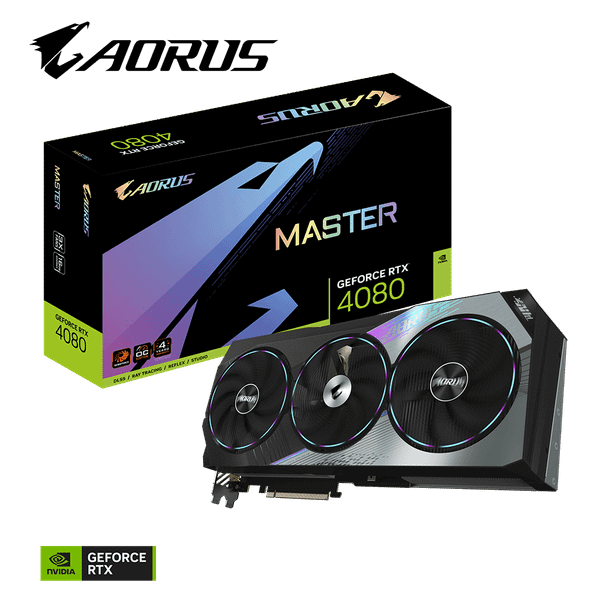 VGA RTX 4080 16G GDDR6X GIGABYTE AORUS MASTER 3 FAN NEW