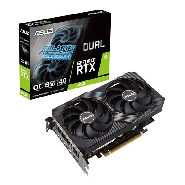 VGA RTX 3050 8G DR6 ASUS DUAL FAN NEW