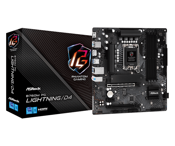 MAIN  B760M  ASROCK PG LIGHTNING/D4 NEW