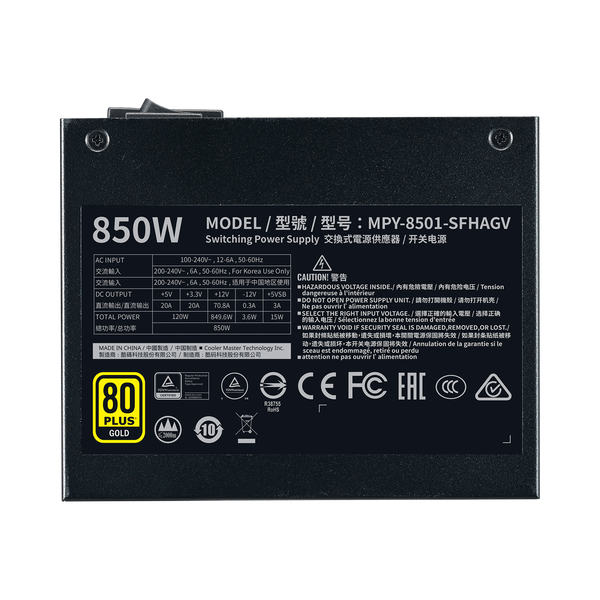 NGUỒN 850W COOLER MASTER X SFX GOLD NEW