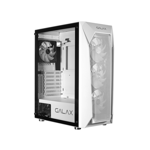 CASE GALAX GAMING MID-TOWER  REVOLUTION-05 WHITE NEW (SẴN 4 FAN )