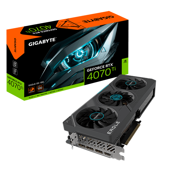 VGA RTX 4070Ti 12GB GDDR6X GIGABYTE EAGLE OC 3 FAN NEW