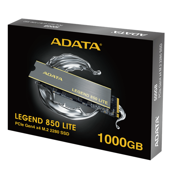 SSD 1T ADATA LEGEND 850 LITE PCIe Gen4 x4 M2 NVME NEW