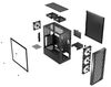 CASE VITRA SAPHIRA NX16 BLACK E-ATX 3FRGB (KÈM 3 FAN RGB) NEW