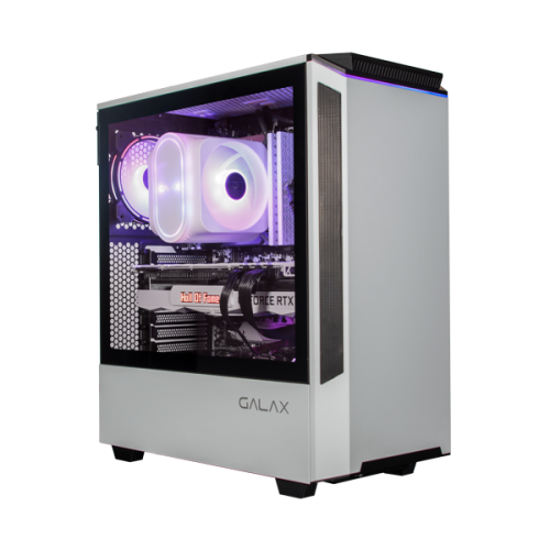 CASE GALAX GAMING MID-TOWER  REVOLUTION-02 WHITE (KÈM 1 FAN)  NEW