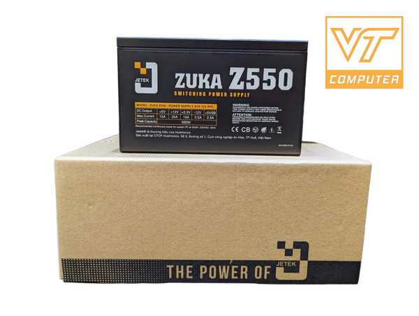 NGUỒN JETEK 550W ZUKA Z550 NEW