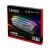RAM DR5 32G BUSS 5600 LEXAR ARES RGB U-DDIM (2x16GB) (LD5AU016G-R5600GDGA) NEW