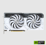 VGA RTX 4070 12GB GDDR6X ASUS DUAL WHITE OC 2 FAN