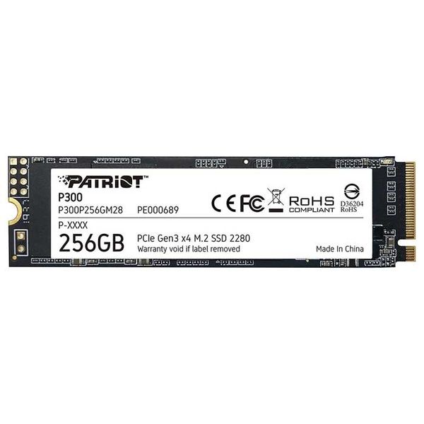 SSD 256G PATRIOT P300 M2 2280 NVME ( P300P256GM28) NEW