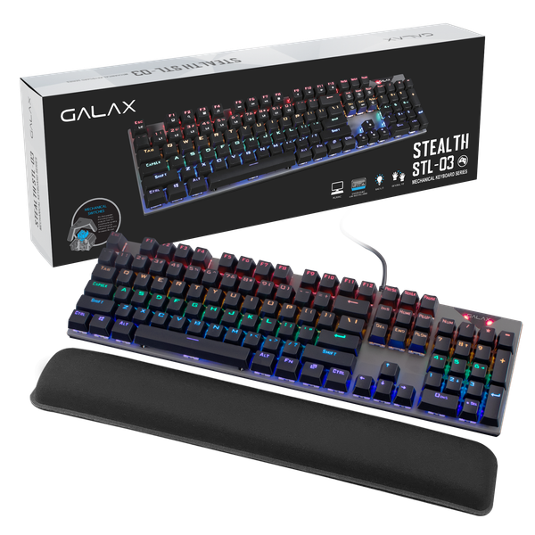 BÀN PHÍM CÓ DÂY GALAX STEALTH 03 BLUE SWITCH NEW