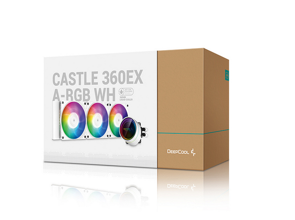 FAN TẢN NHIỆT NƯỚC CPU DEEPCOOL CASTLE 360EX TRẮNG ARGB NEW